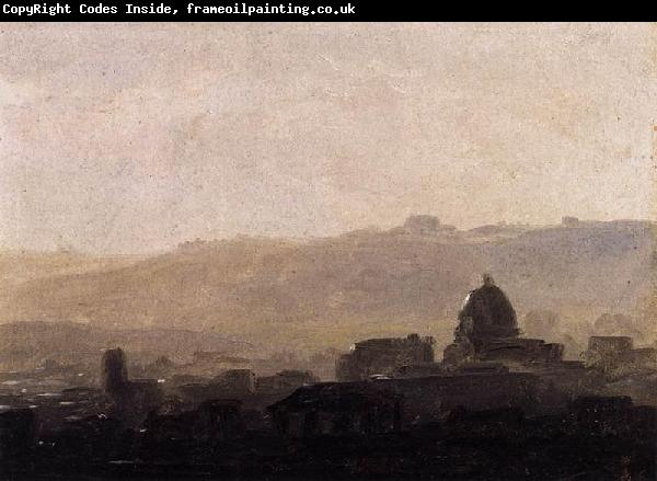 Pierre-Henri de Valenciennes View of Rome in the Morning